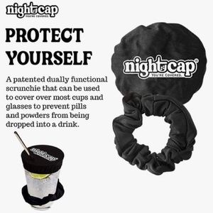 Nightcap drink protector scrunchies never used